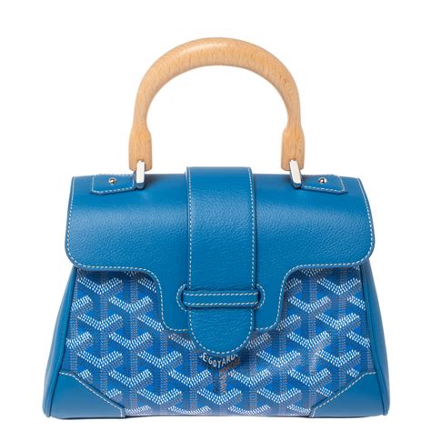 goyard mini bag blue|goyard mini saigon price 2023.